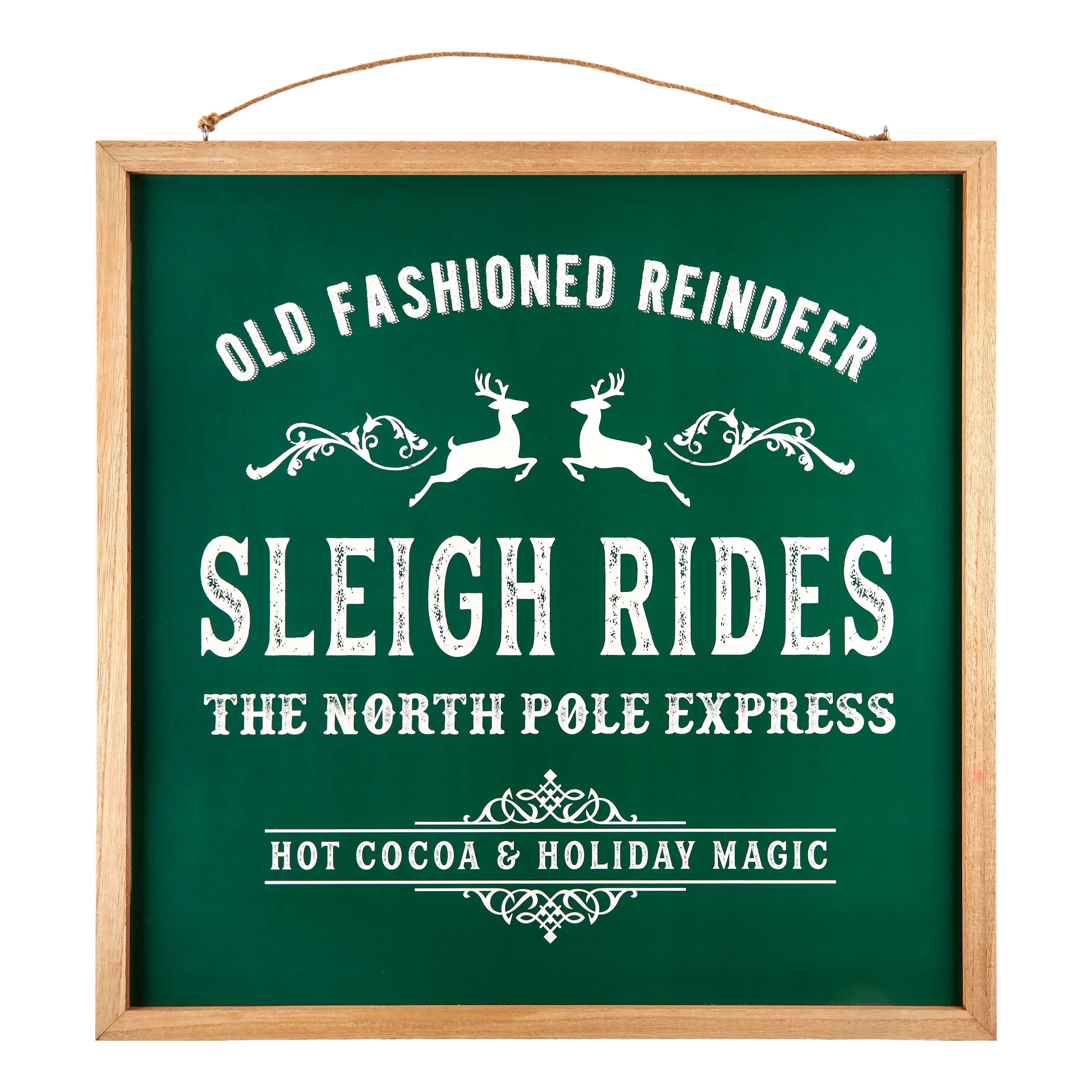 Holiday Time Reversible Christmas Porch Sign, 24" | Walmart (US)