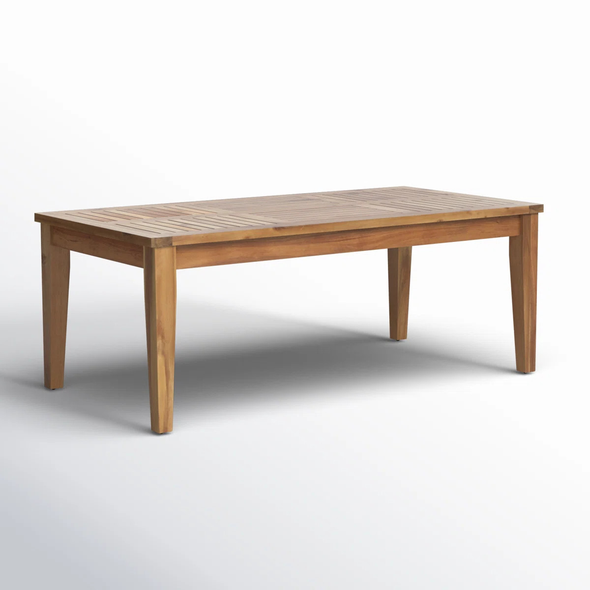 Ajuni Rectangular Metal Outdoor Coffee Table , 42'' in. W 20.75'' in. D | Wayfair North America