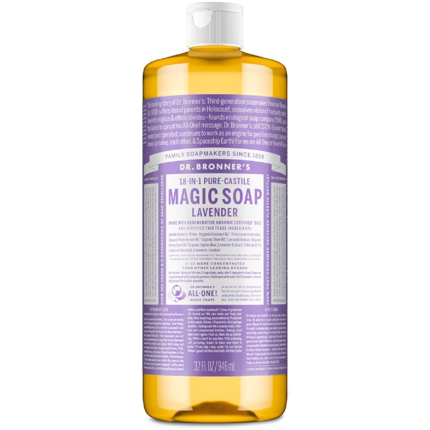 Dr. Bronner's Organic Liquid Soap - 32 oz. Purple 32 Oz | REI