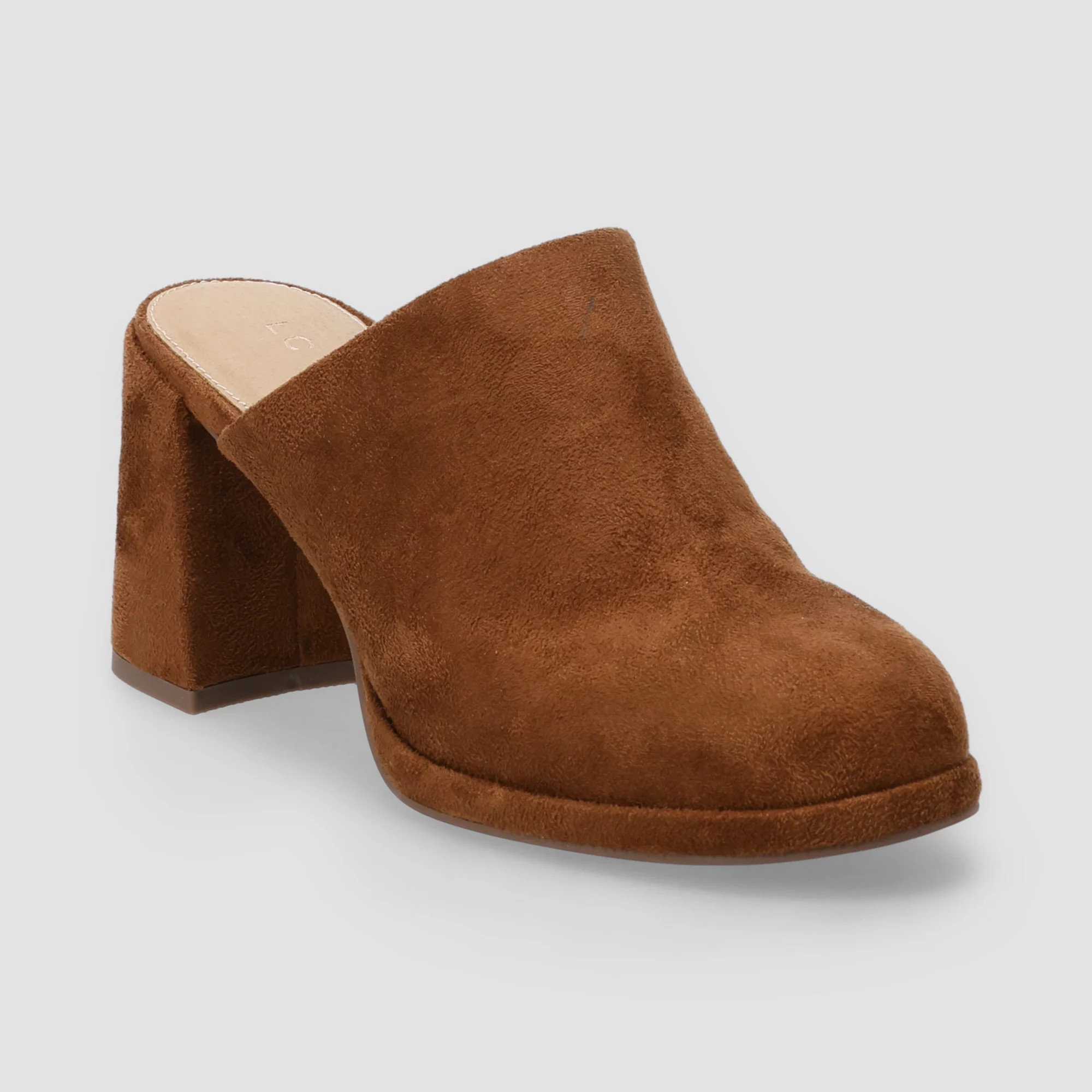 LC Lauren Conrad Miiel Women's Round Toe Block Heel Mules, Size: 7, Red | Kohl's