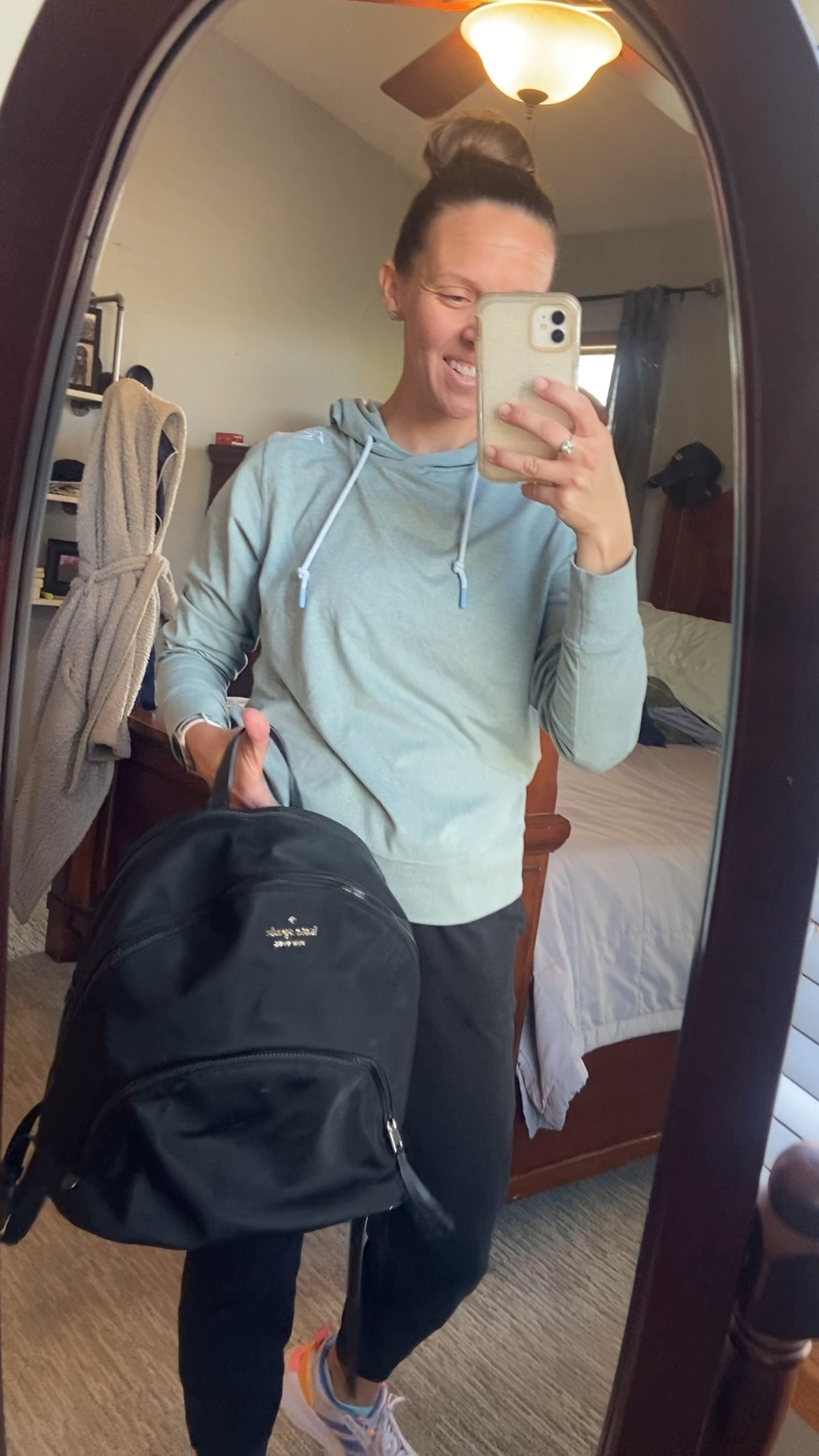 Travel Outfit - wearing a similar Rhoback hoodie and Kate backpack 

#crossbody #vuori #rhoback #joggers #hoodie #athleisure #travel #LTKfindsunder50 #LTKVideo #katespade #backpack 
 #LTKshoecrush #LTKitbag #LTKfindsunder100 

#LTKkids #LTKtravel #LTKsalealert