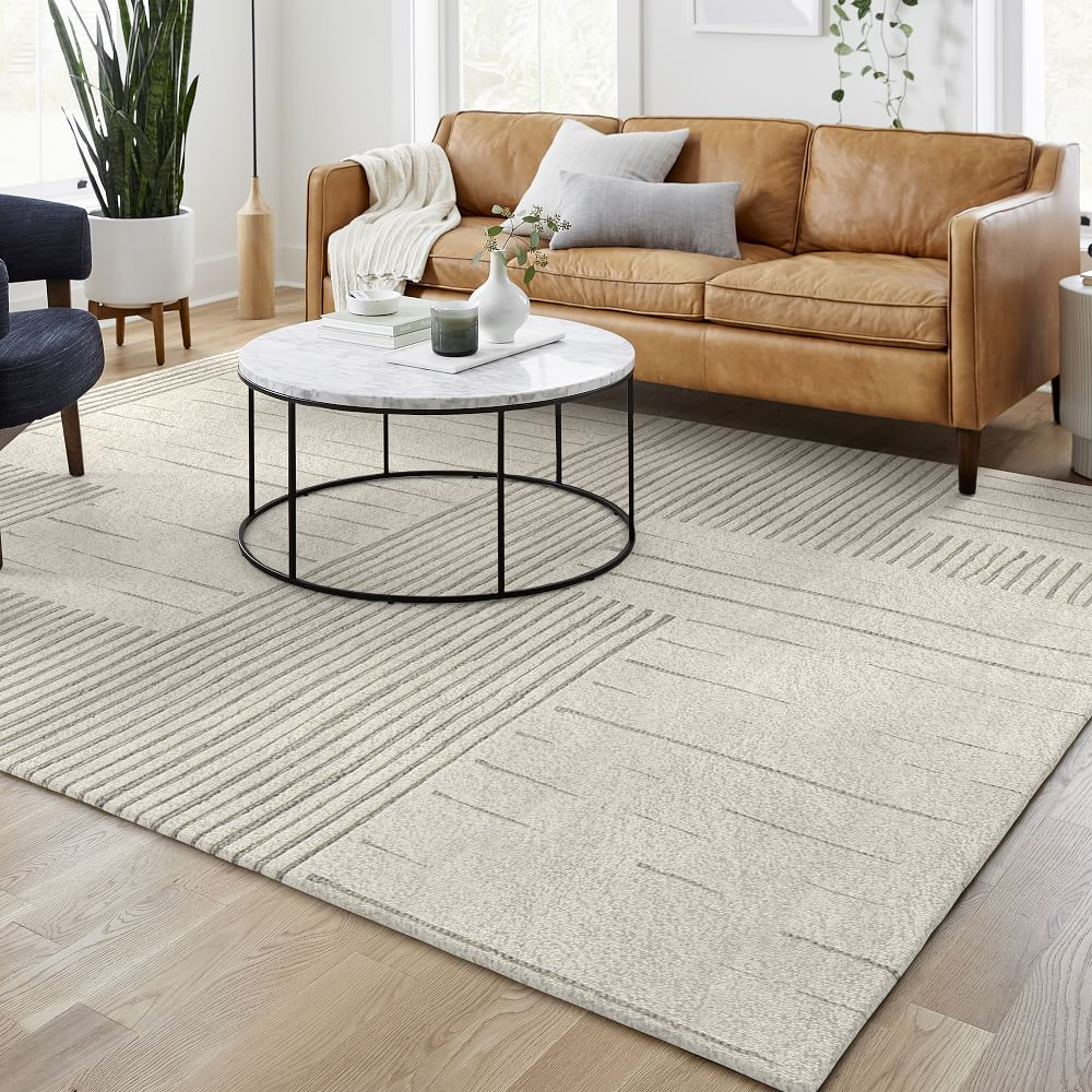 Painted Mixed Stripes Rug | West Elm (US)