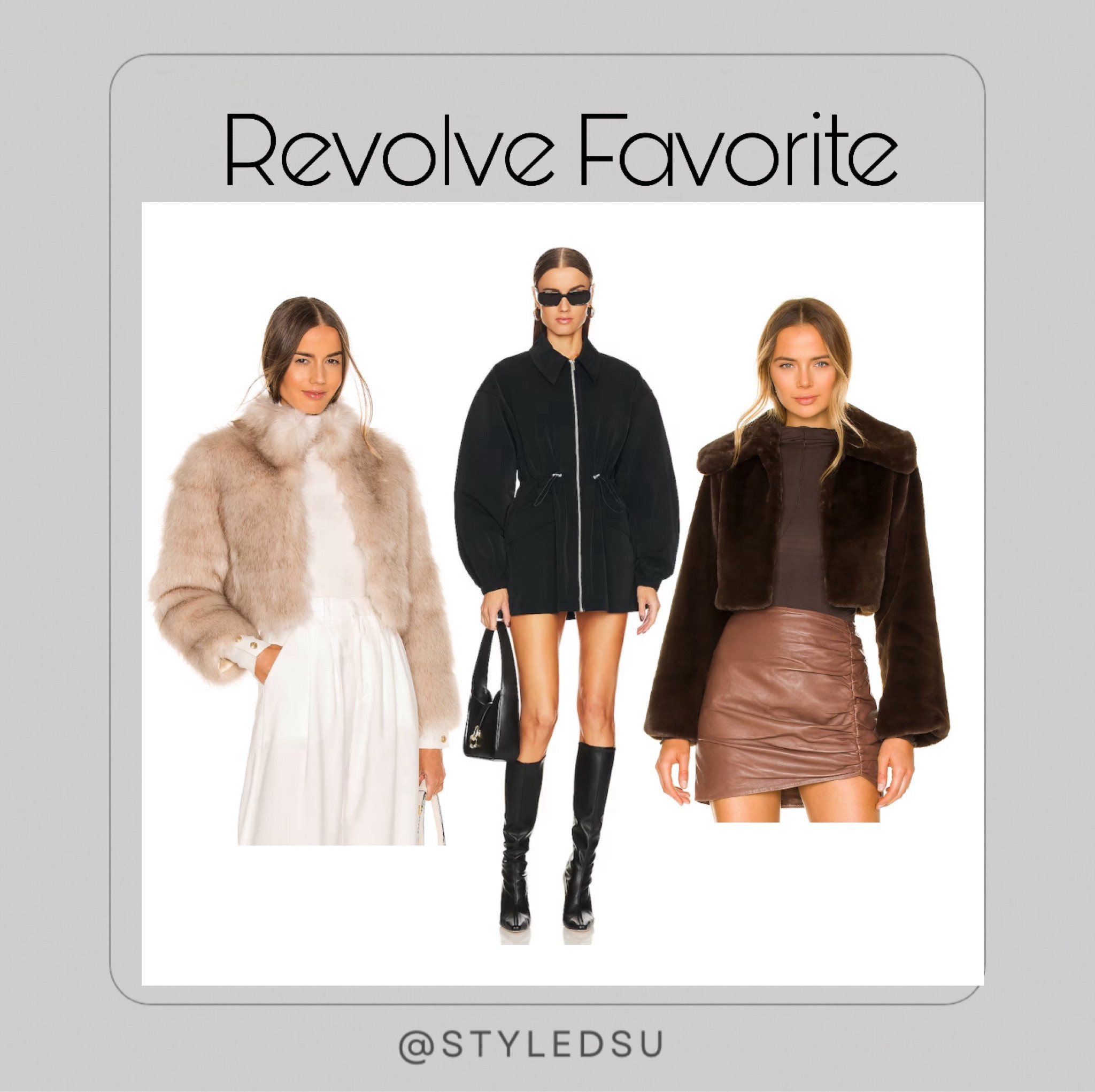 Faux fur jacket. 
Jacket.
Jacket dress. 
Black jacket. 
Neutral jacket. 
Bethany Dress in Black Windsor Brocade
V. Chapman 

Oleandra Turtleneck Mini Dress
The Andamane

Rhiannon Midi Dress
NBD


Layne Jacket
ASTR the Label

Tech Gabardine Zip Jacket in Black
Helsa 

Tatiana Faux Fur Jacket
Nookie

Cleobella Cropped Faux Fur Jacket
Camila Coelho

Jacket. 
Green jacket. 
Cropped jacket. 
Green cropped jacket. 

Odalis Faux Leather Jacket in Moss Green
Camila Coelho


Elan Off Shoulder Top in Ivory
Camila Coelho

Lincoln Jacket in Deep Green
Camila Coelho

Red top. 
Oversized Sweater in Sapphire & Cerise
SUNDRY 

x REVOLVE Khalida Wrap Sweater in Forest Green
House of Harlow 1960 

Lanah Wrap Sweater in Blue Multi
superdown 


Sweater dress. 
White sweater dress. 
Cut out sweater dress. 
Brown leather jacket. 
Fall cardigan. Green cardigan. Tan cardigan. Black off the shoulder dress. Black long sleeve off the shoulder dress. Black mini dress. Anine bing sweater . 
White cut out sweater. 
New in Revolve. 

Holiday outfit ideas, ltk holidays , ltk holiday, Christmas outfit ideas, thanksgiving outfit ideas, 
ltk bump , ltk sale , ltk find , ltk baby, ltk curves, ltk family , ltk sale alert, ltk style tip , ltk under 100, ltk under 50 ,
Fall outfit inspo, fall style, fall fashion . 

outfit inspo, fashion inspo, content creator, basic style , style inspo , street style, fashion style, outfit inspo, parisian style, styling inspiration, 
capsule wardrobe, style inspo. 
Revolve . 
Revolve haul. 
Revolve under $100 . 
Revolve under $200 . 
Revolve under $500 . 


#LTKfindsunder100 #LTKHoliday #LTKSeasonal