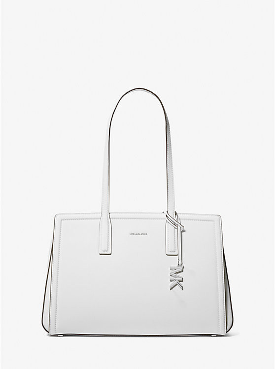 Laila Medium Pebbled Leather Tote Bag | Michael Kors CA