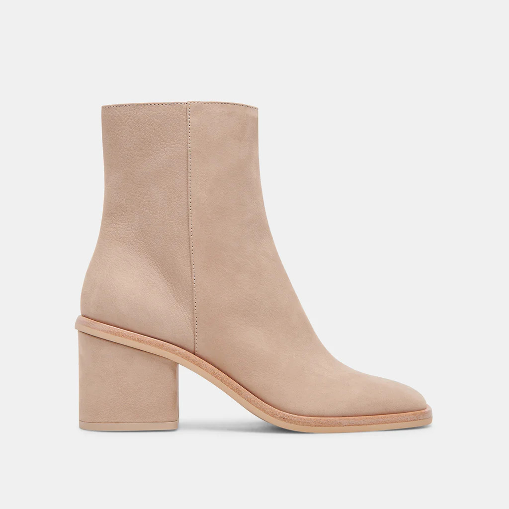 DAPPER BOOTIES TAUPE NUBUCK | DolceVita.com