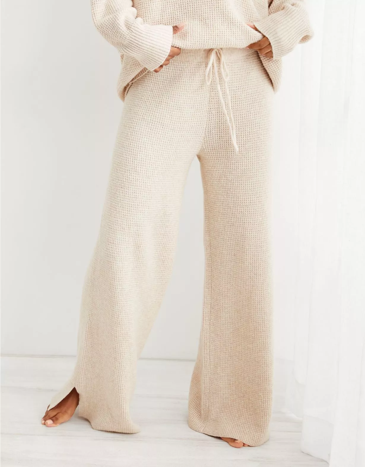 Aerie CozyUp Waffle Skater Pant curated on LTK