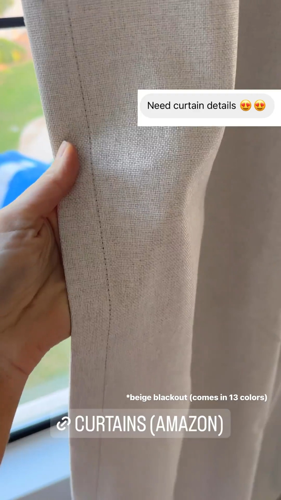 These blackout curtains are from Amazon and they’re AWESOME!! They come in 13 different colors. 

#LTKstyletip #LTKunder50 #LTKhome