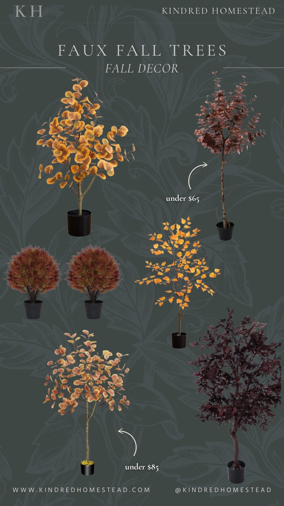 Faux fall trees for home decor and seasonal fall porches, living rooms, and more! 

#LTKSeasonal #LTKHome