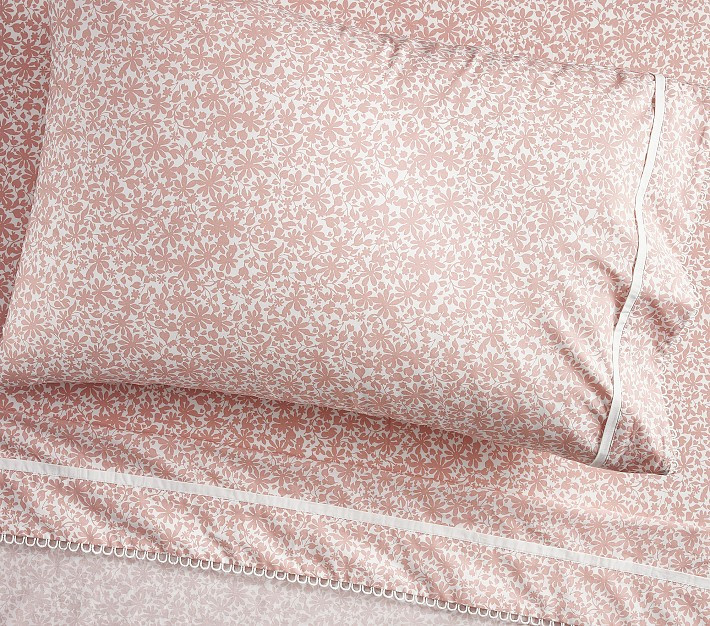 Julia Berolzheimer Organic Floral Sheet Set | Pottery Barn Kids