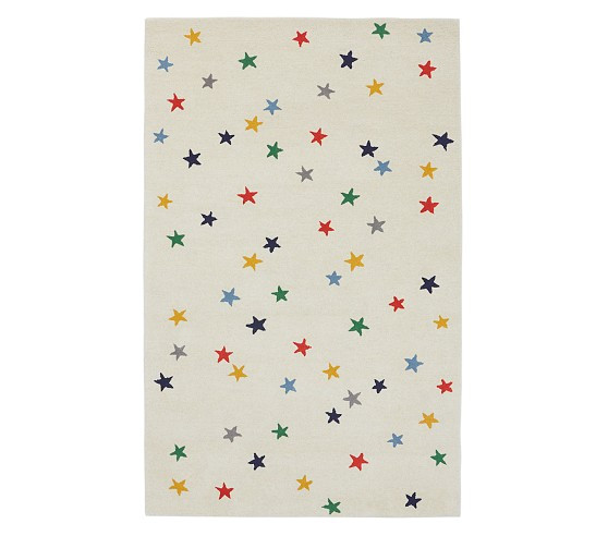 Starry Skies Rainbow Rug | Pottery Barn Kids