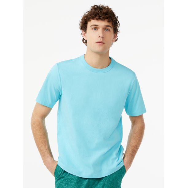 Free Assembly Men's Everyday T-Shirt with Short Sleeves - Walmart.com | Walmart (US)