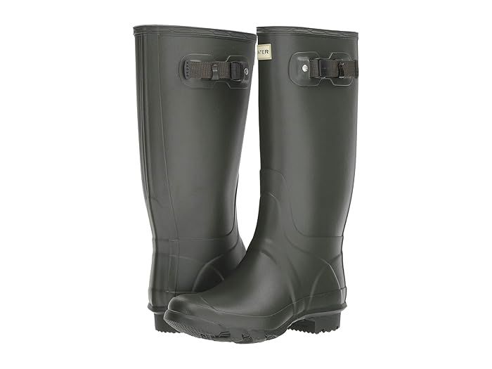 Hunter Huntress Field Boot (Dark Olive) Women's Rain Boots | Zappos