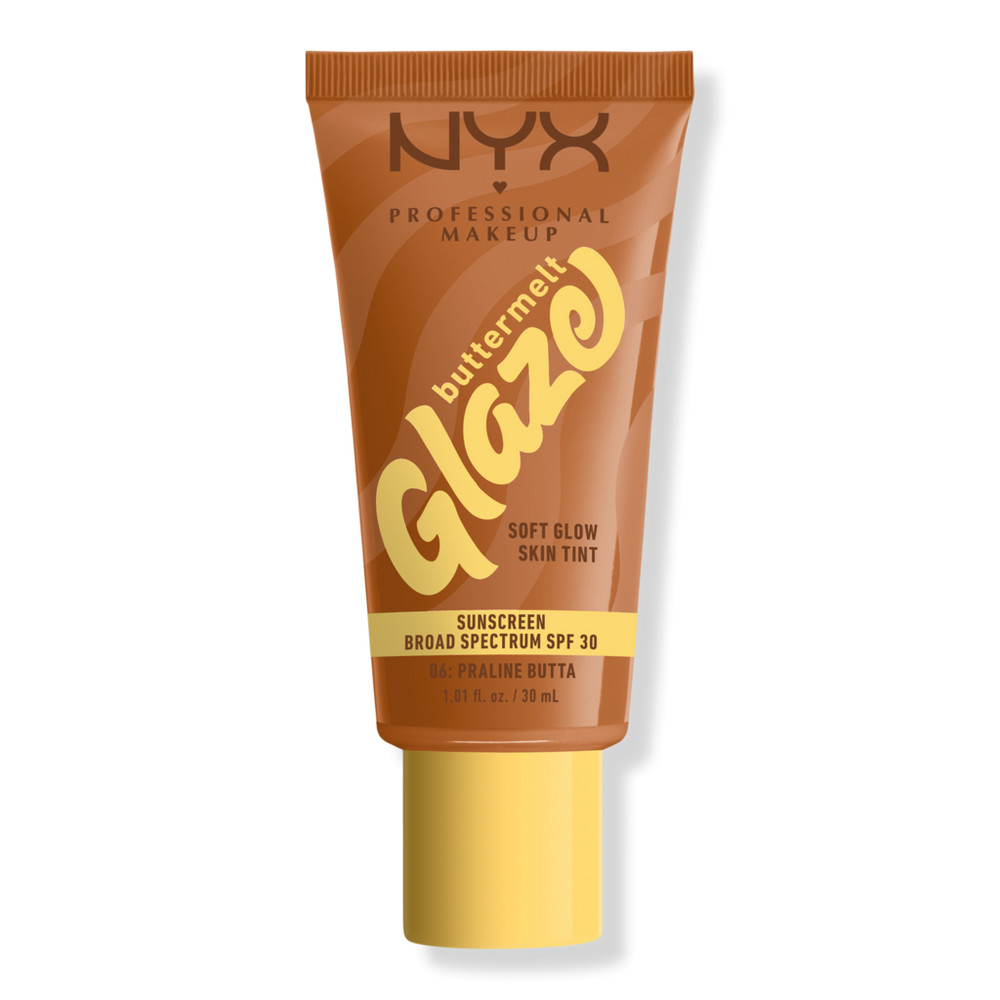 NYX Professional Makeup Buttermelt Glaze Skin Tint SPF 30 - Praline Butta | Ulta