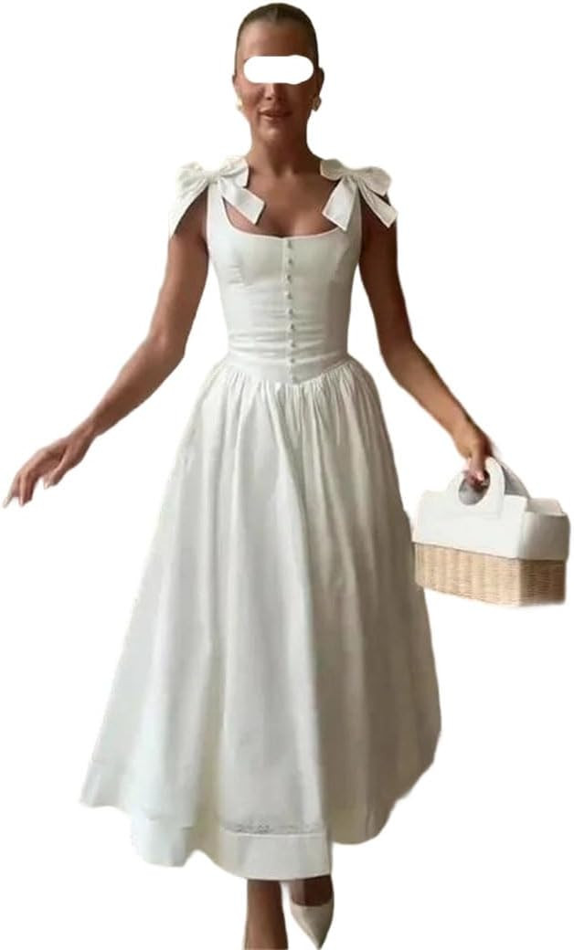 Women's Strapless Backless Bandage Ankle Length Dress | Amazon (US)