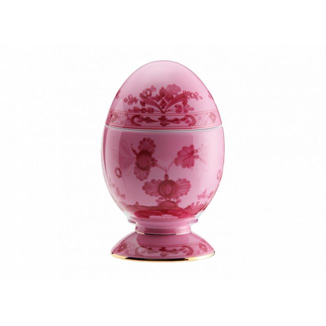 Oriente Italiano Porpora Oggetti Egg With Cover 5 1/4 in | Gracious Style
