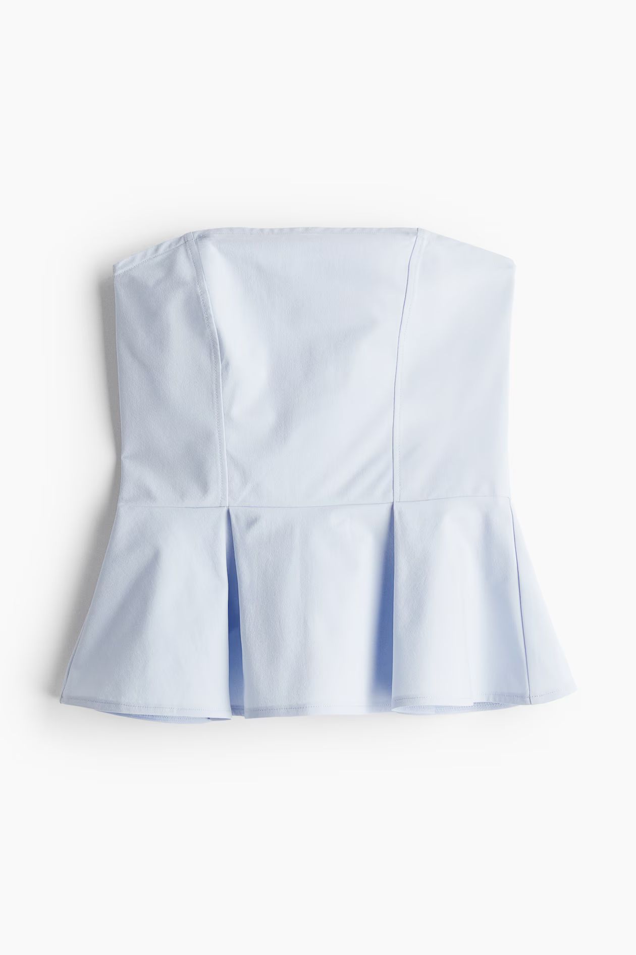 Peplum bandeau top | H&M (UK, MY, IN, SG, PH, TW, HK)