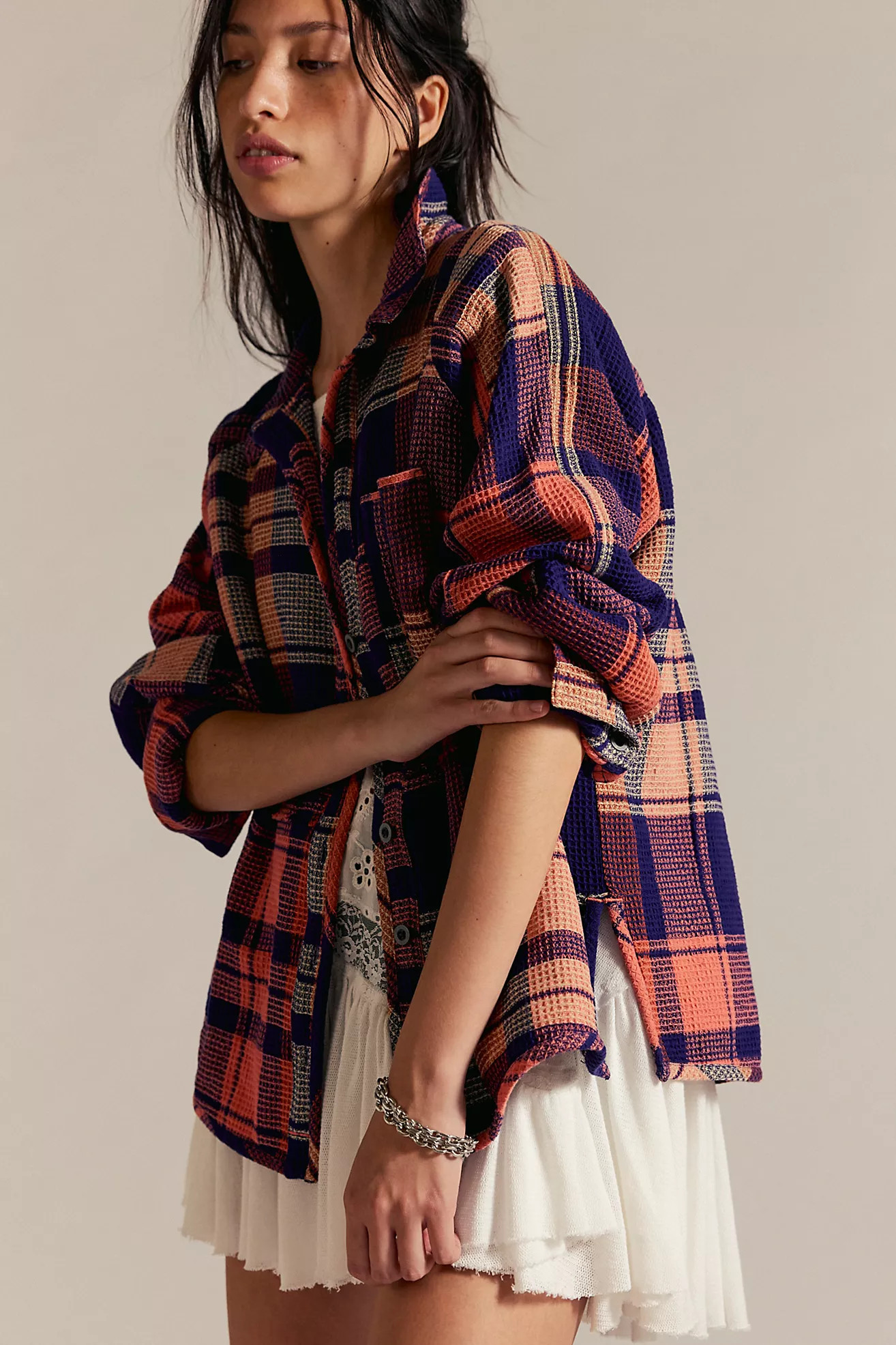 We The Free Cozy In Plaid Shirt | Free People (Global - UK&FR Excluded)