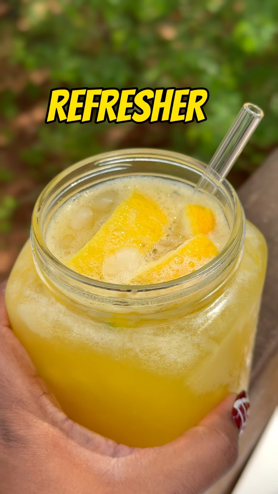 NEW SPRING LEMONADE REFRESHER ALERT!!

and this week we’re making a 
Mango Lemonade Refresher 🥭🍋✨

We’re making enough for 3 to 4 people using:
• 6 cups mango
• 16 lemons
• Honey or your favorite sweetener
• Aldi Sparkling Soda 

Juice the lemons using the citrus attachment, then use your Nama C2 Blender to blend the mongo with 32oz water.

Mix everything together, add water if it’s too strong or too sour, then add your sweetener to taste. Pour over ice and top it off with your sparkling drink  right before serving for that perfect refreshing sparkle.

Make it and let me know how you like it, and don’t forget we’ve got another Spring Lemonade Refresher dropping next weekend too!!

#JuicingWithPriiincesss #SpringRefreshers #PineappleOrangeLemonade #LemonadeRefresher #PoppiSoda FreshJuice JuiceRecipes ColdPressedJuice NamaJ2 JuicingJourney HealthyDrinks TropicalDrinks CitrusJuice PineappleJuice MomLifeRecipes FamilyFriendlyDrinks JuiceInspo HealthyLifestyle SparklingDrinks JuicerDeals

#LTKfoodie #LTKselfcare #LTKHome