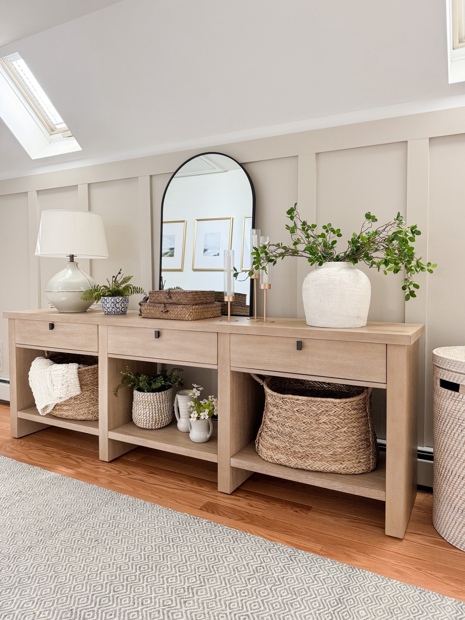 This pottery barn sideboard adds storage and texture while elevating the entire space. coastal storage furniture, sideboard buffet, woven furniture, neutral home decor, coastal interiors, timeless furniture, home organization, living room styling, sherricalnanhome

#LTKHome