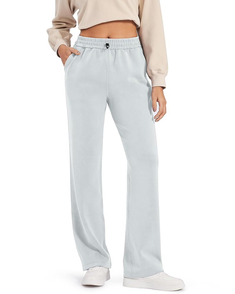 G4Free Smoofit Wide Leg Sweatpants Yoga Pants with Pockets Drawcord Casual Lounge Pants Modal Sof... | Amazon (US)