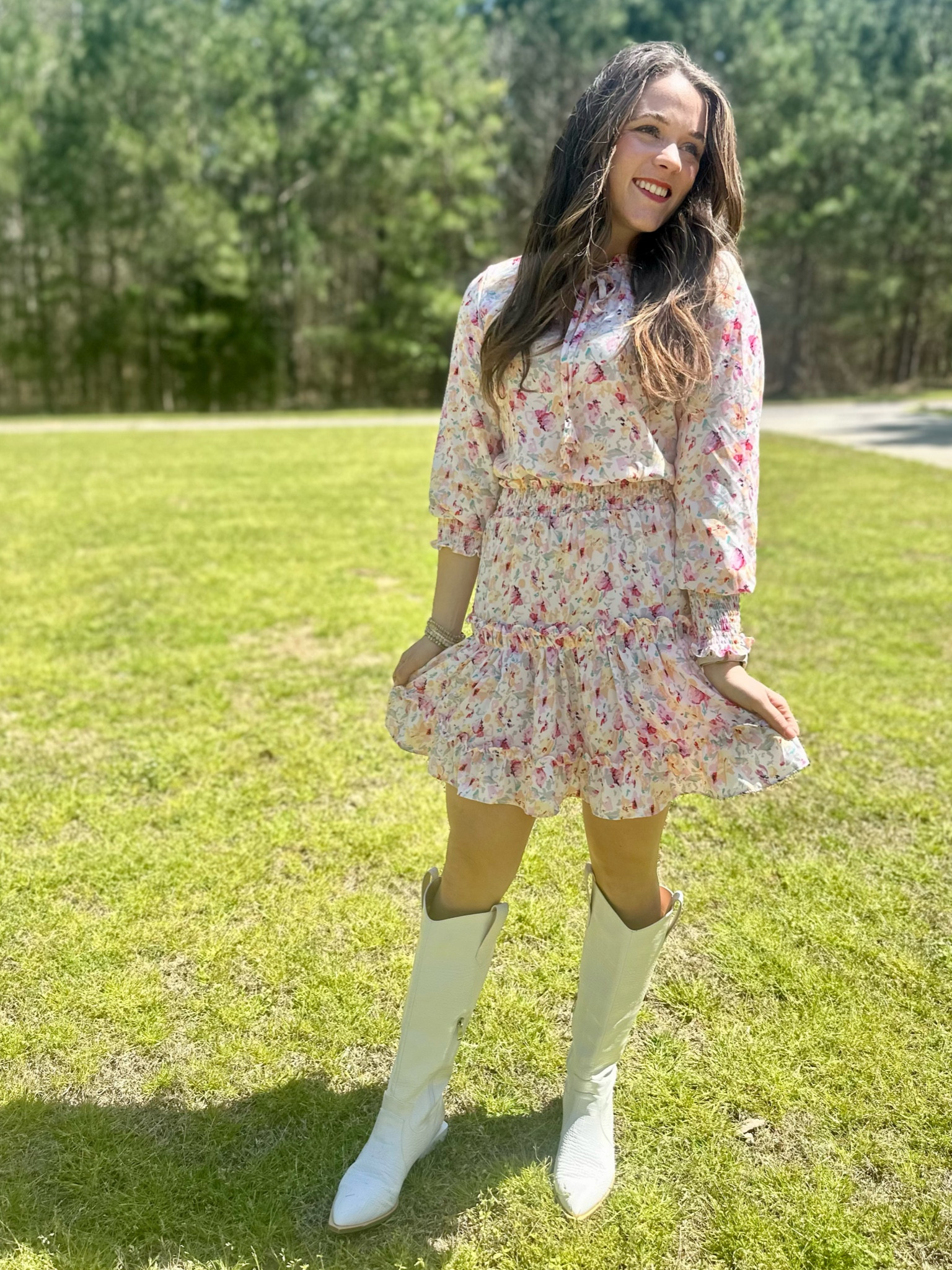 Sweetest spring dress from Amazon! 

#LTKsalealert #LTKstyletip #LTKSeasonal