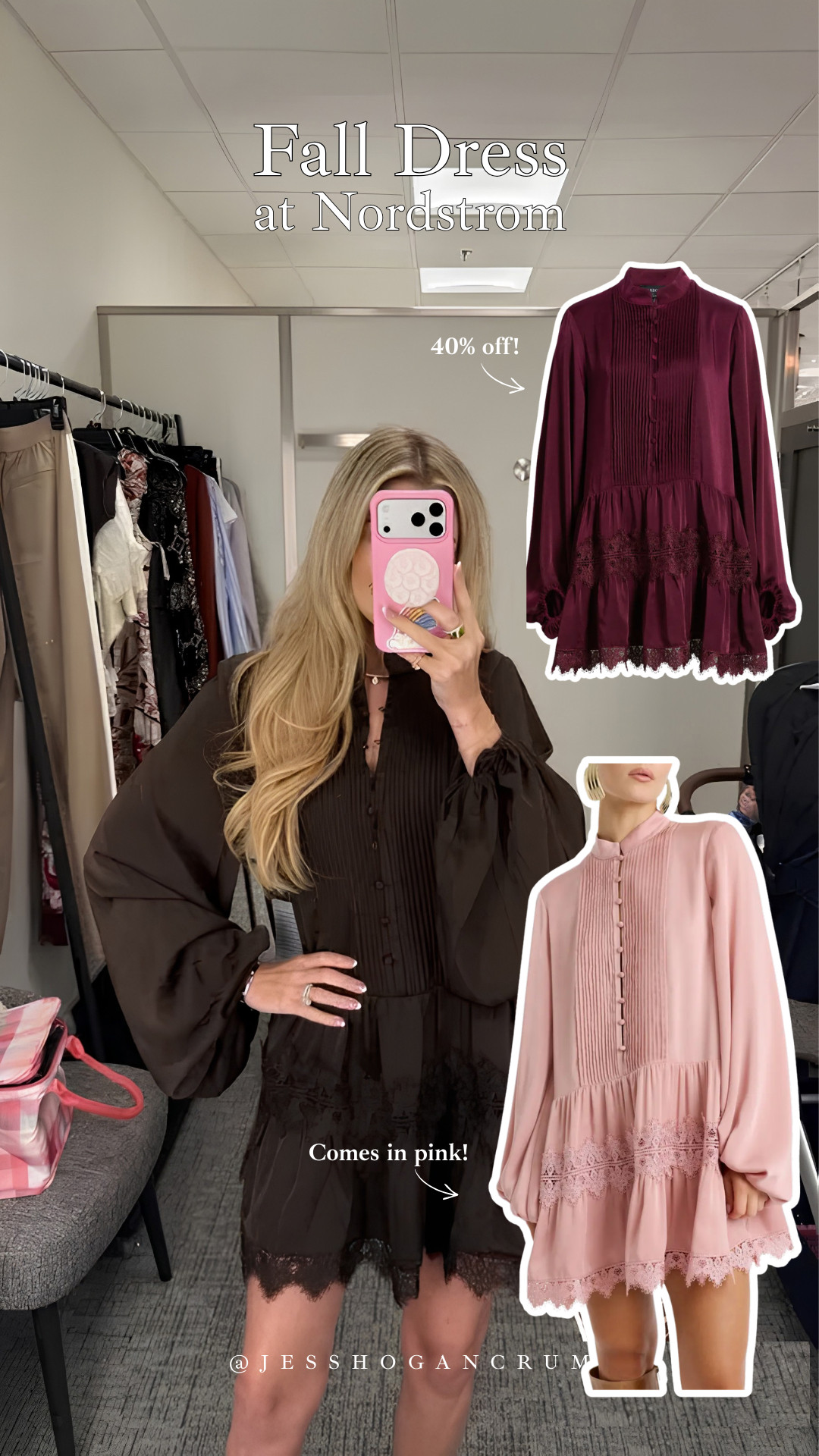 this dress has become a staple piece for me this fall. the maroon color is on sale! 

sale alert, fall dresses, nordstrom, fall fashion haul, jess crum 

 #LTKootd #LTKSeasonal #LTKSaleAlert