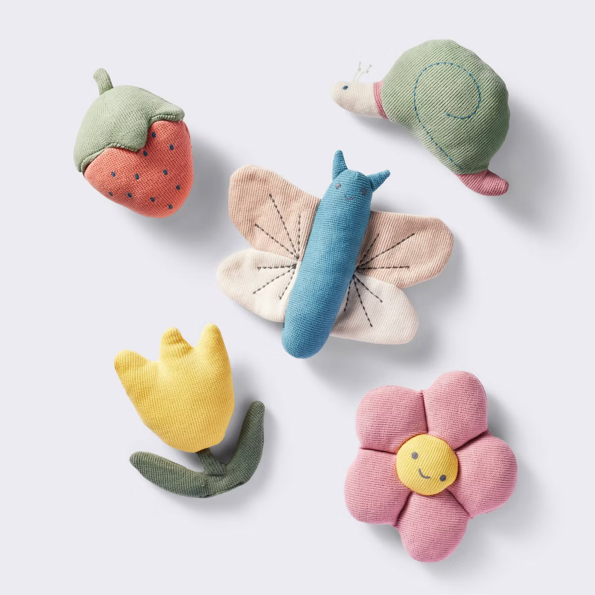 Soft Toy Set - 5ct - Garden - Cloud Island™ | Target