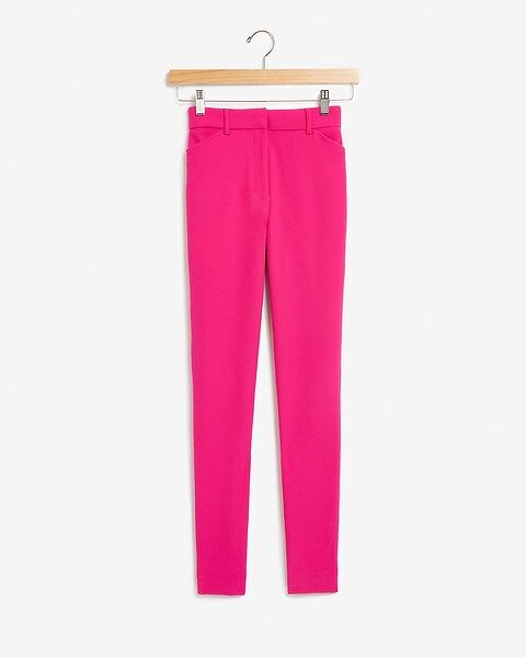 High Waisted Soft Twill Skinny Pant | Express