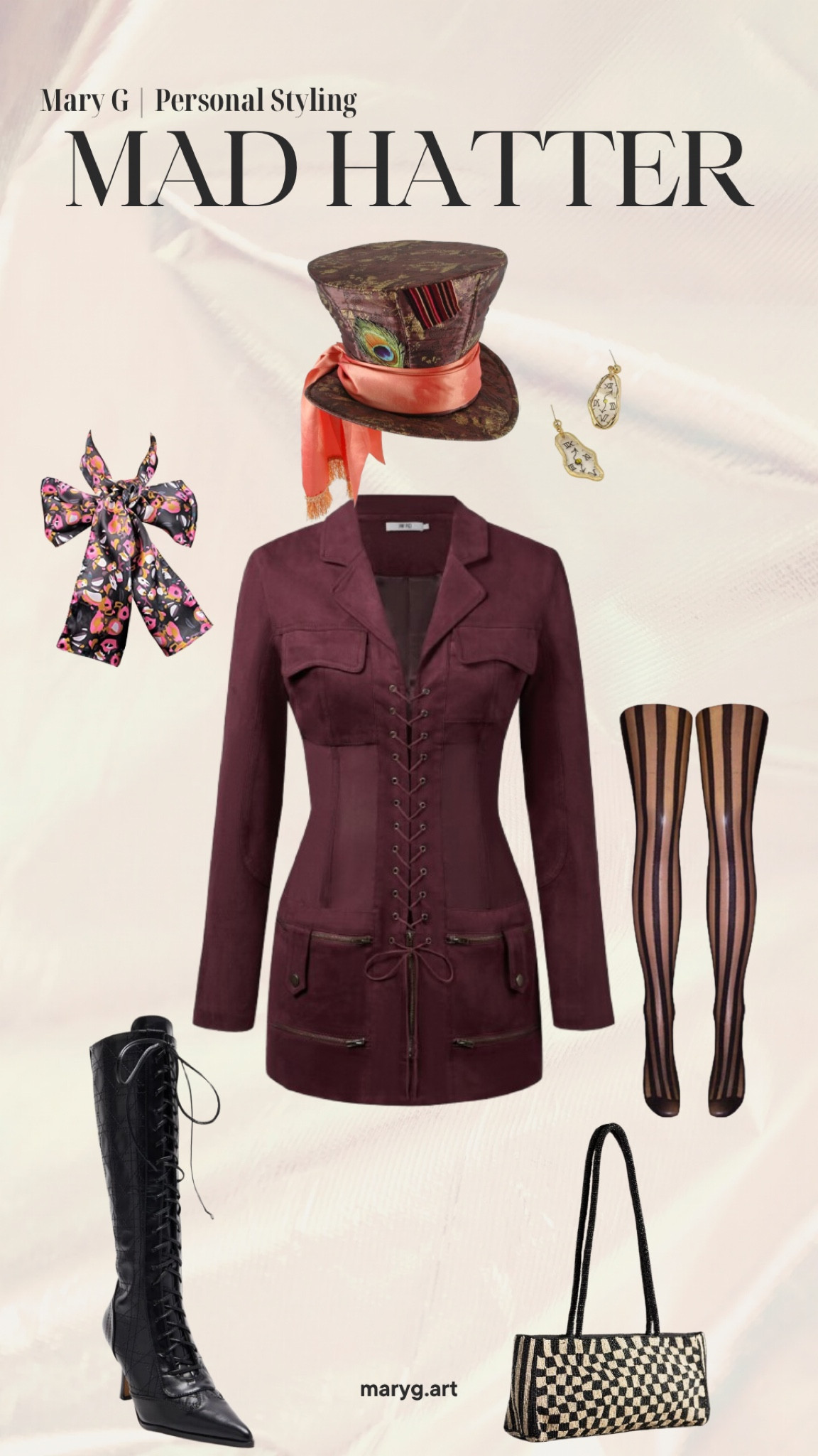 Mad hatter Halloween costume idea 

#LTKHalloween #LTKSeasonal #LTKStyleTip