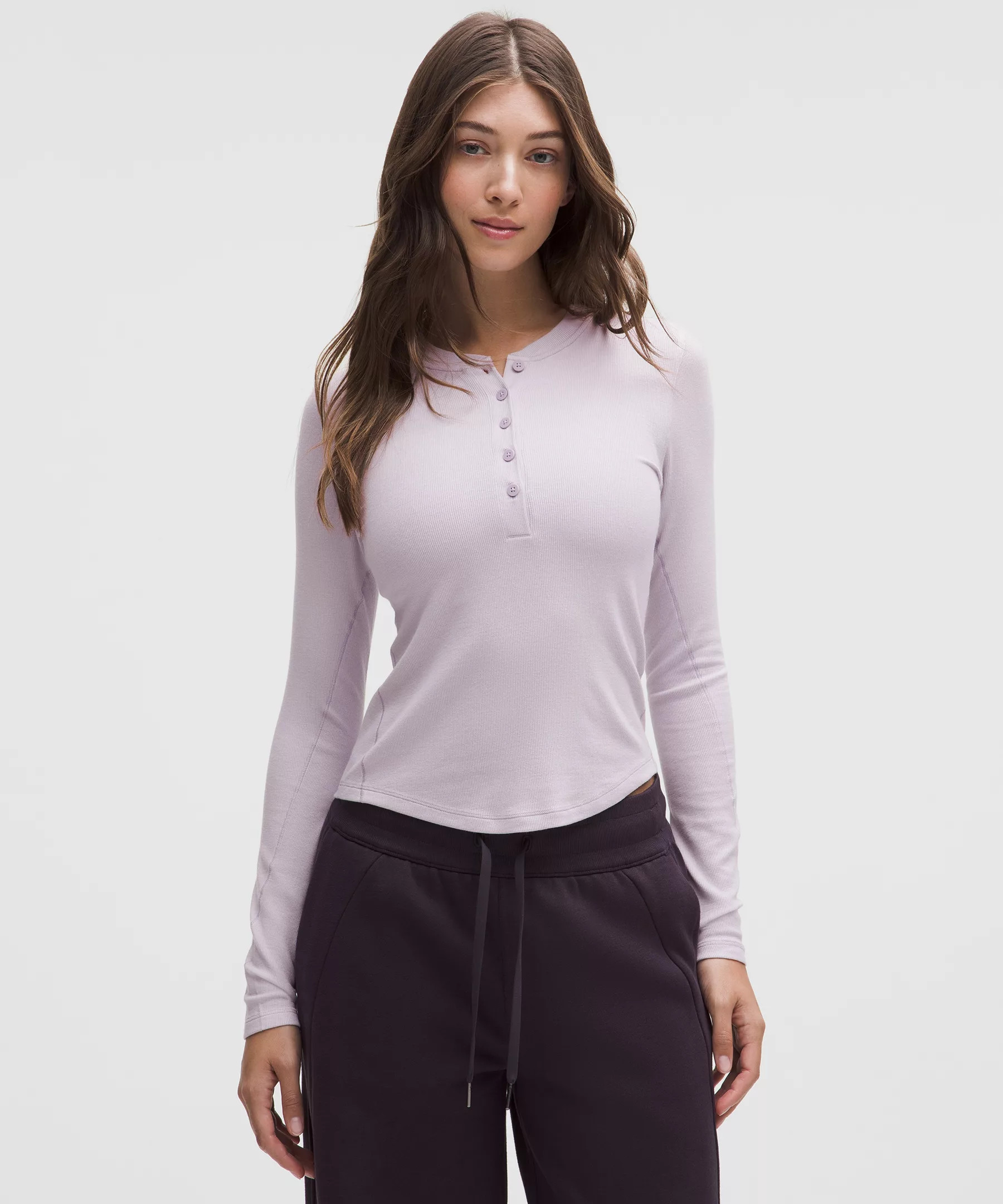 Hold Tight Long-Sleeve Henley | Women's Long Sleeve Shirts | lululemon | Lululemon (US)