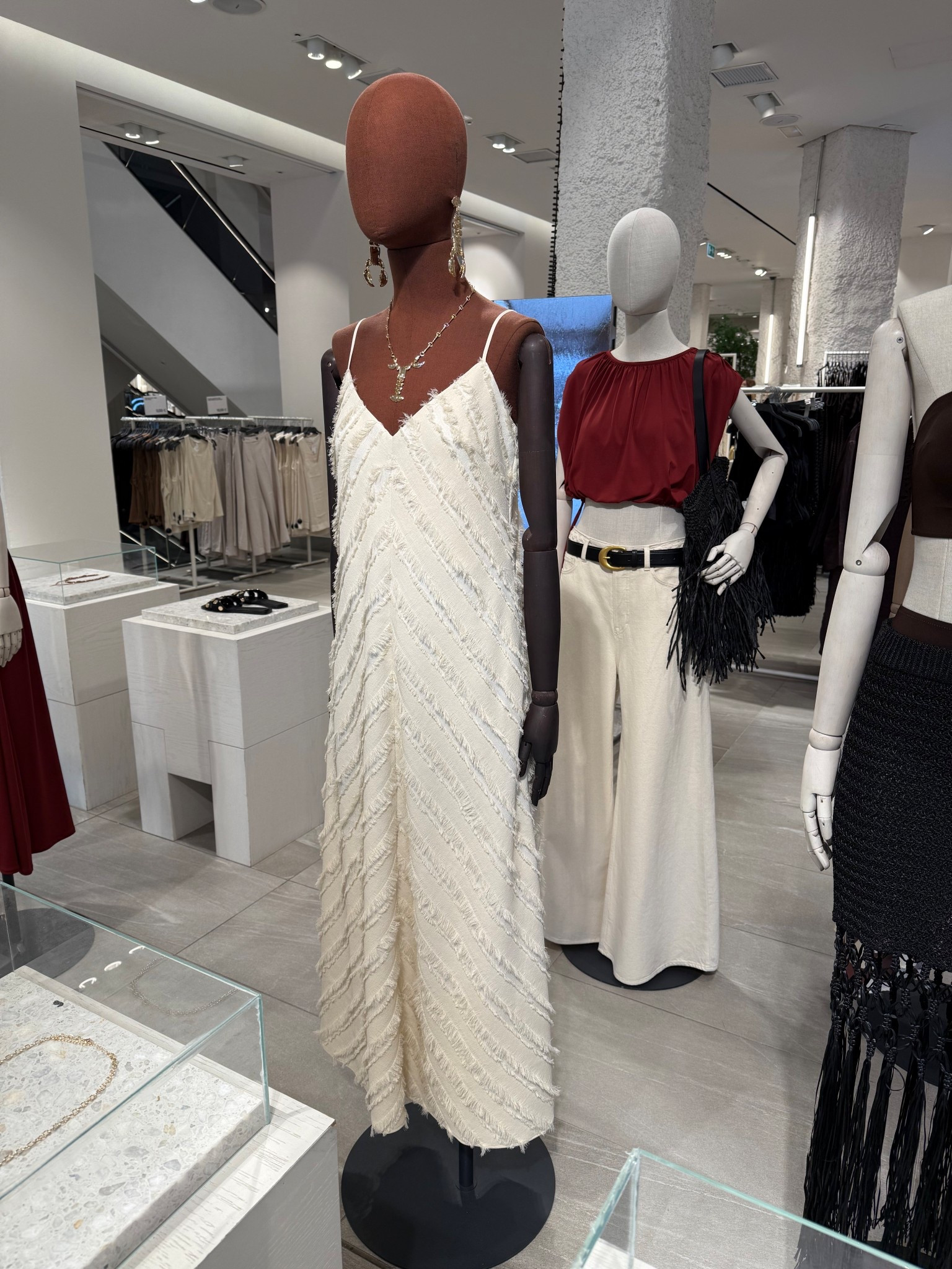 A dreamy Maxi Dress😮‍💨
Tags: new in H&M cream frayed detailed style chic women’s style holiday vacation Dubai Ibiza Barcelona date night golden hour special occasion wedding bride trending 

#LTKsummer #LTKstyletip