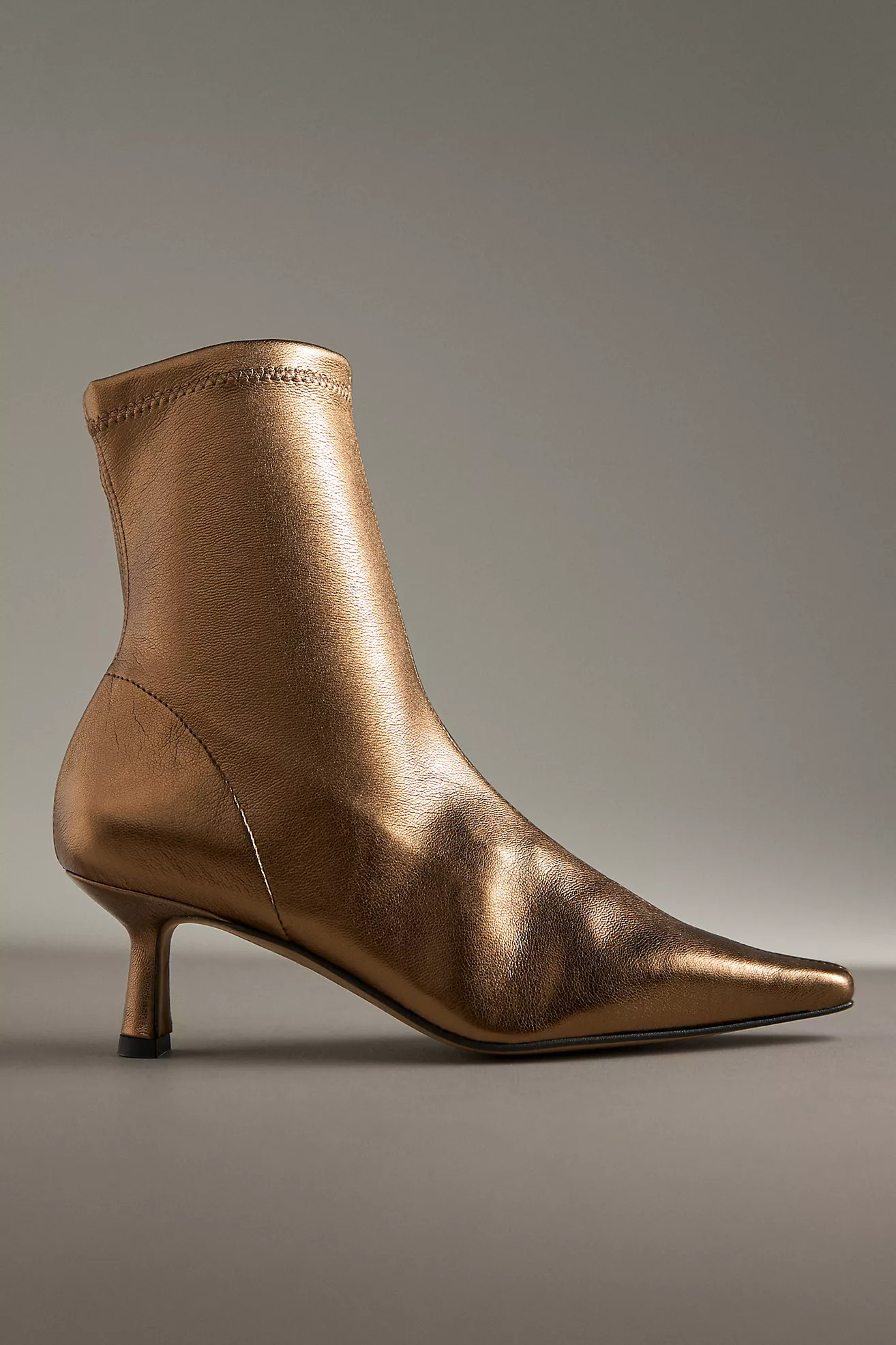 Angel Alarcon Pointed-Toe Kitten-Heel Boots | Anthropologie (US)