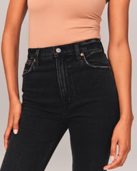 Ultra High Rise Ankle Straight Jean | Abercrombie & Fitch (US)