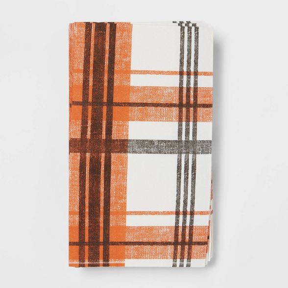 16ct Paper Plaid Disposable Guest Towels - Threshold™ | Target