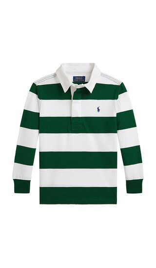 Polo Ralph Lauren Long Sleeve Striped Rugby in Green. - size 2 | Revolve Clothing (Global)