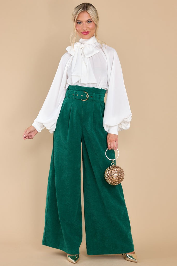 World Class White Top | Red Dress 