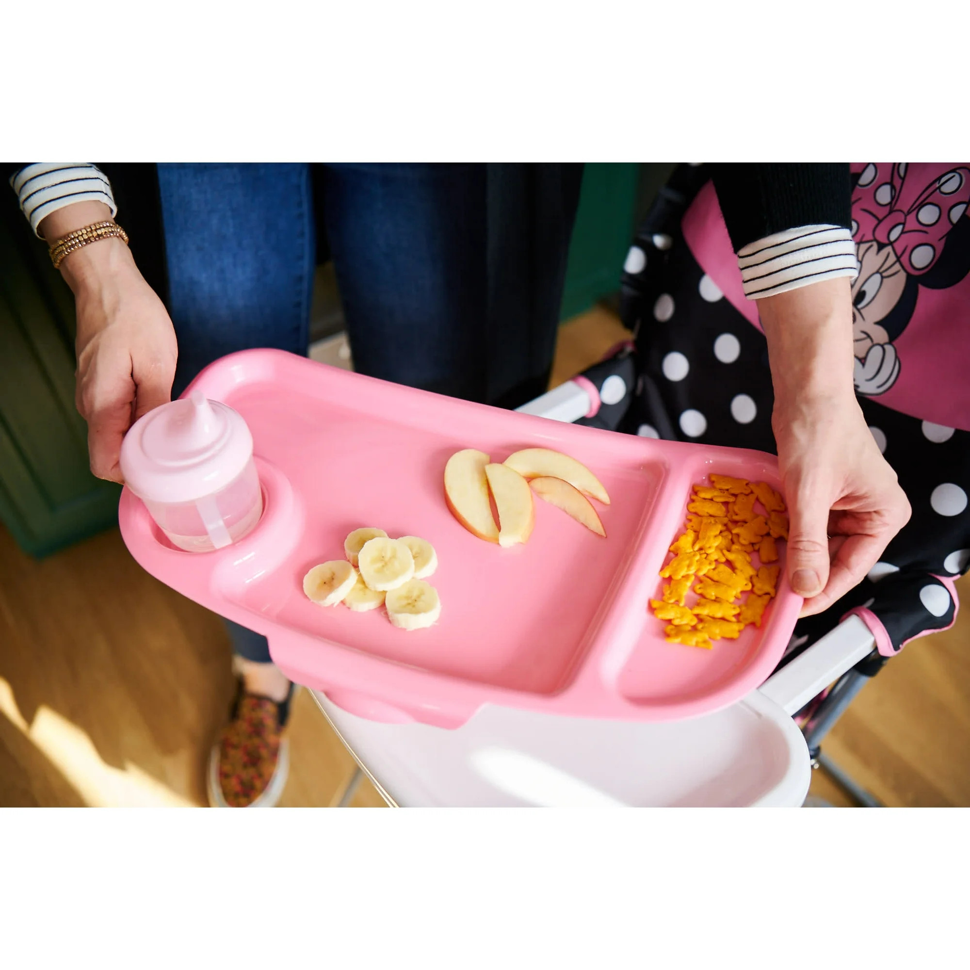 Disney Baby 3D Ultra High Chair, Peeking Minnie | Walmart (US)