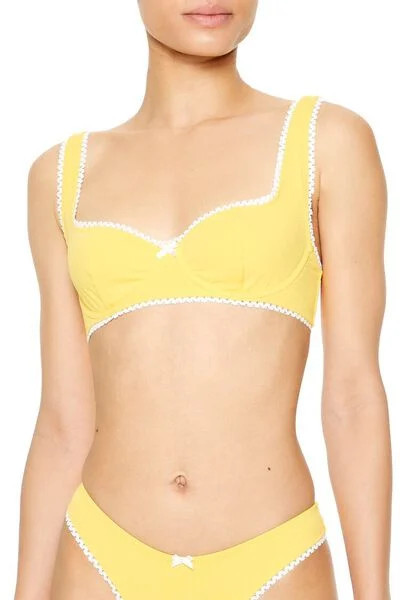 Sweetheart Bow Bikini Top | Forever 21