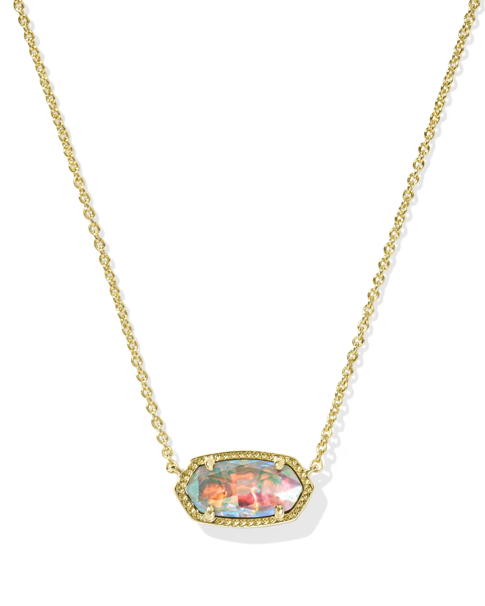 Elisa Gold Pendant Necklace in Cobalt Cat's Eye | Kendra Scott | Kendra Scott