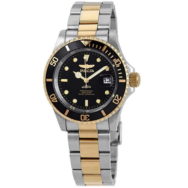 Invicta Pro Diver Two-tone Black Dial Two-tone Men's Watch 26973 | Walmart (US)