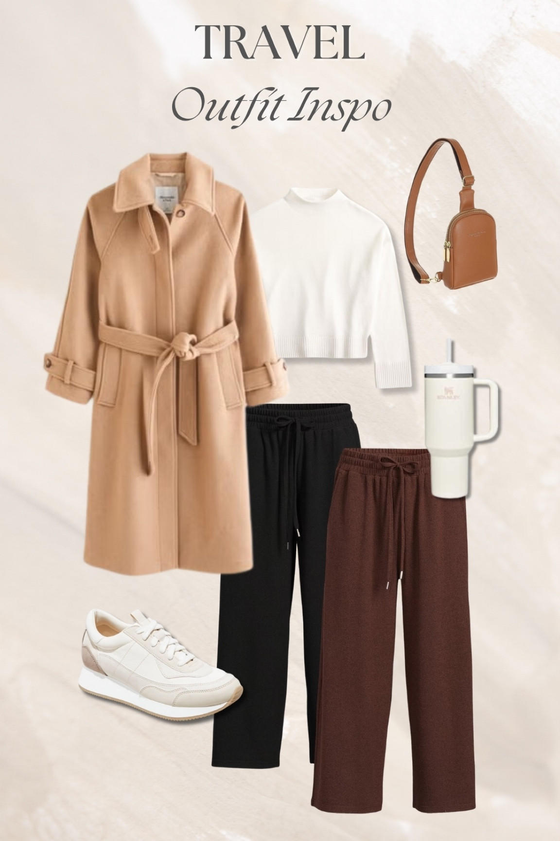 Travel outfit inspo! The crossbody from Amazon makes traveling so easy and convenient! 

#LTKSeasonal #LTKfindsunder100 #LTKtravel