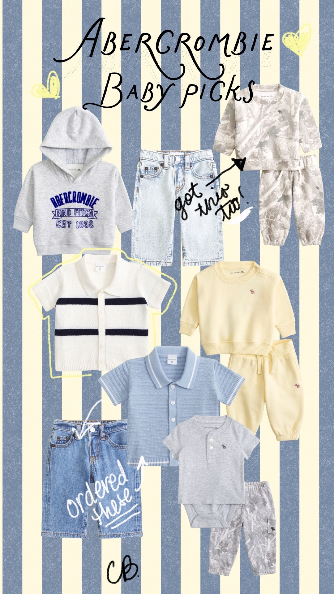 New Abercrombie kids baby items! 

#LTKBaby #LTKootd #LTKKids