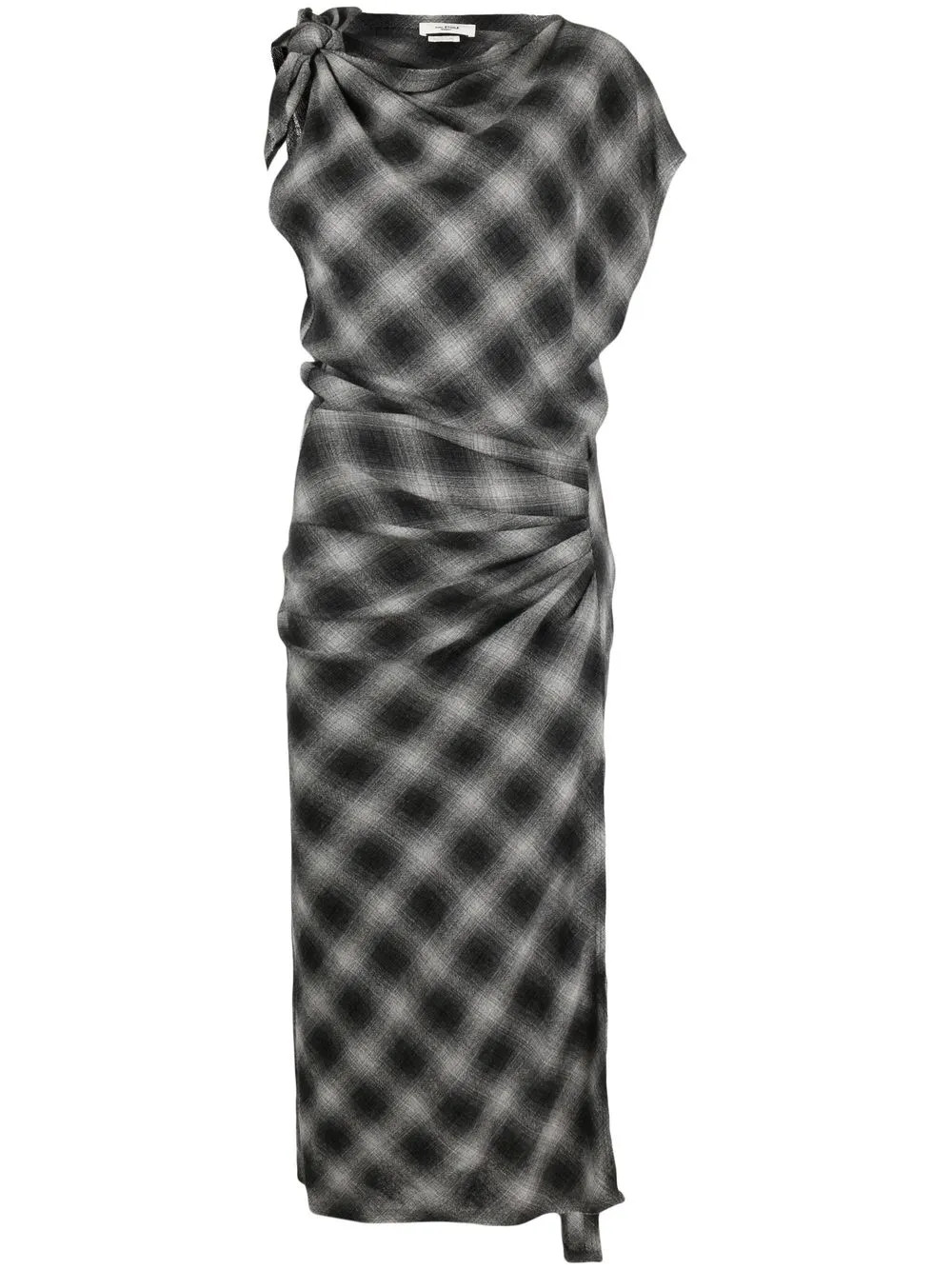 Naerys draped midi dress | Farfetch Global