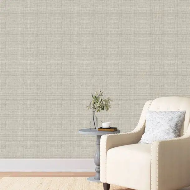 Amara Linen 33' L x 20.5" W Printed Wallpaper Roll | Wayfair North America