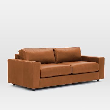 Urban Leather Sofa (73&quot;&ndash;85&quot;) | West Elm (US)