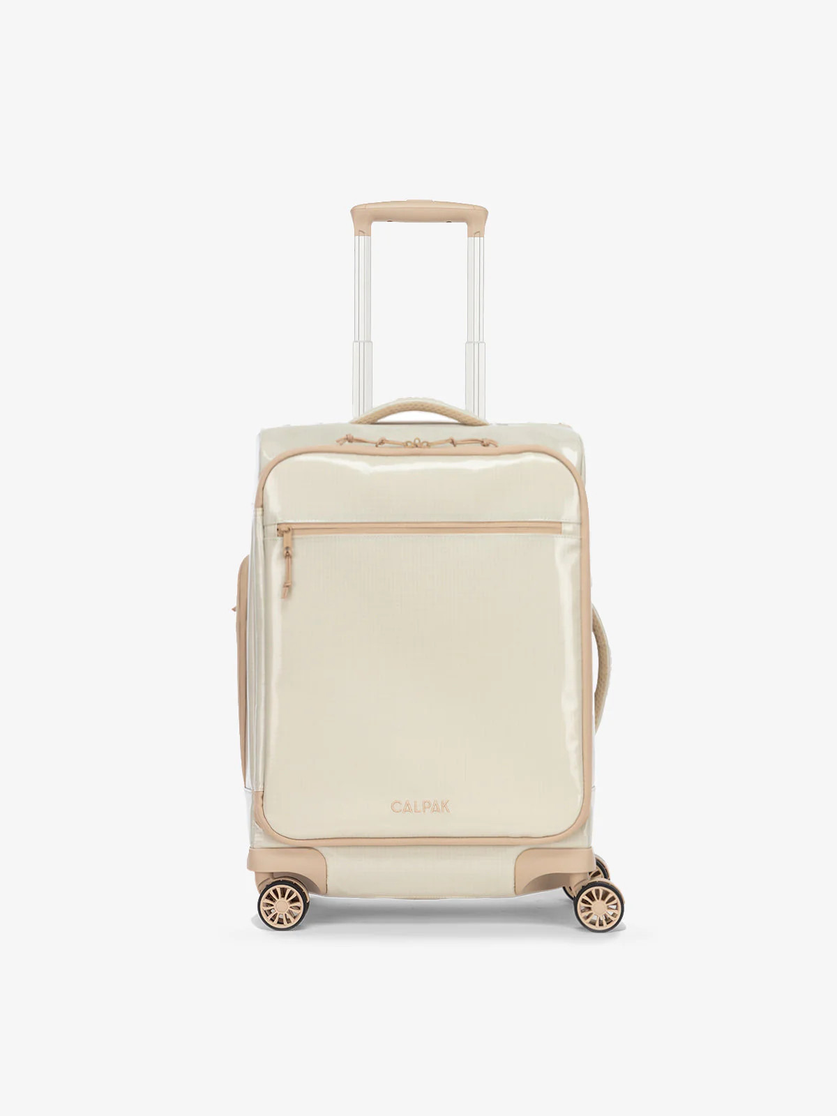 CALPAK Terra 35L Soft-Sided Carry-On Luggage in Beige | 21.5 inch | Travel Suitcase | CALPAK
