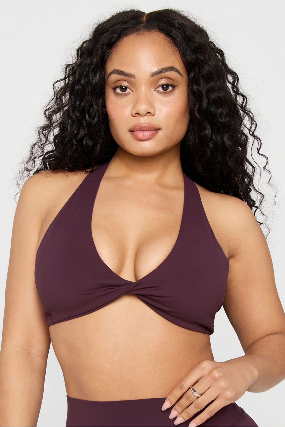 PureLuxe Plunge Low Impact Bra | Fabletics