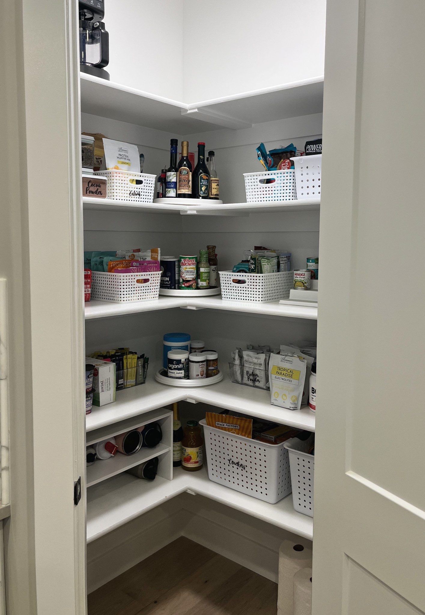 Corner Pantry Organization finds. 

#LTKmomlife #LTKHome #LTKOver40