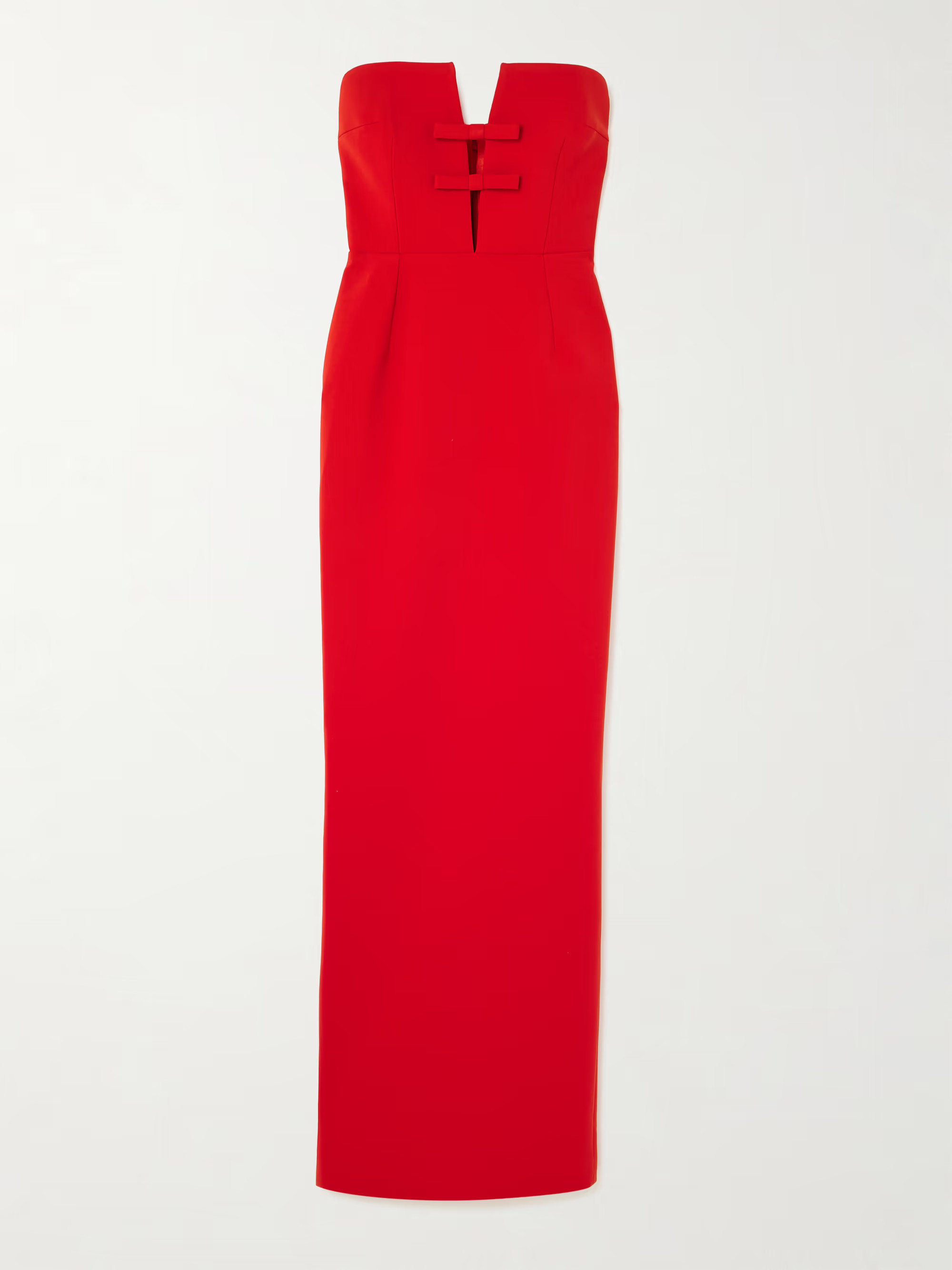 Noa strapless bow-embellished crepe gown | NET-A-PORTER (US)