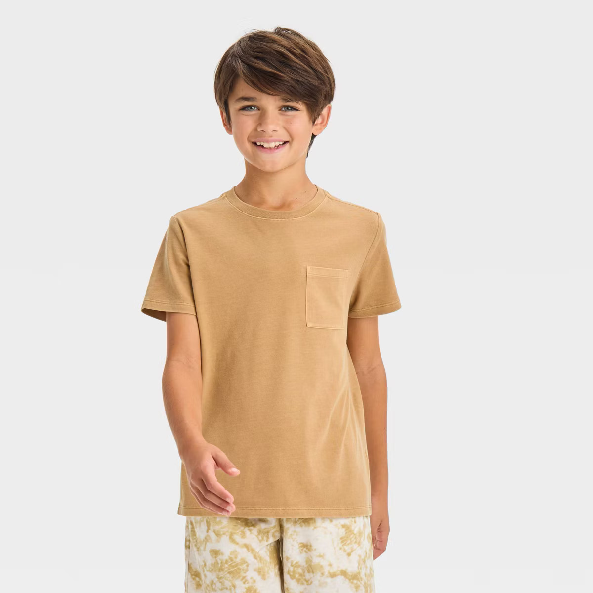Boys' Short Sleeve Washed T-Shirt - Cat & Jack™ | Target
